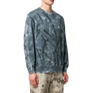 Eckhaus‎ Latta Tie-Dye Print Crew Neck Unisex Sweatshirt